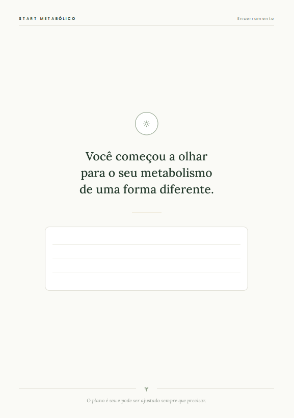 Página de encerramento do Diário de Execução